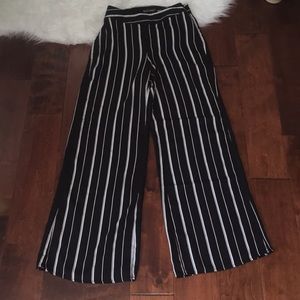 Striped Flowy Pants